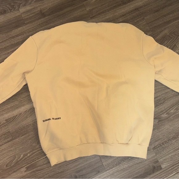 Meshki Hoodie+Sweatpant Oversized Outfit Large Matte Cream - Picture 5 of 6